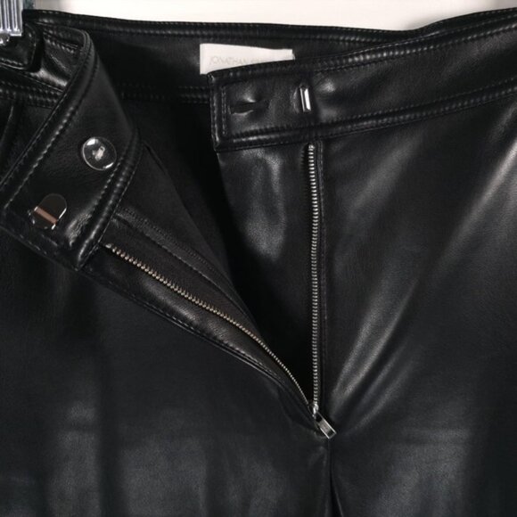 NWT JONATHAN SIMKHAI Faux Leather Wide Leg Pants STYLE 522-4058-V Jamie Size 10 - Picture 9 of 15